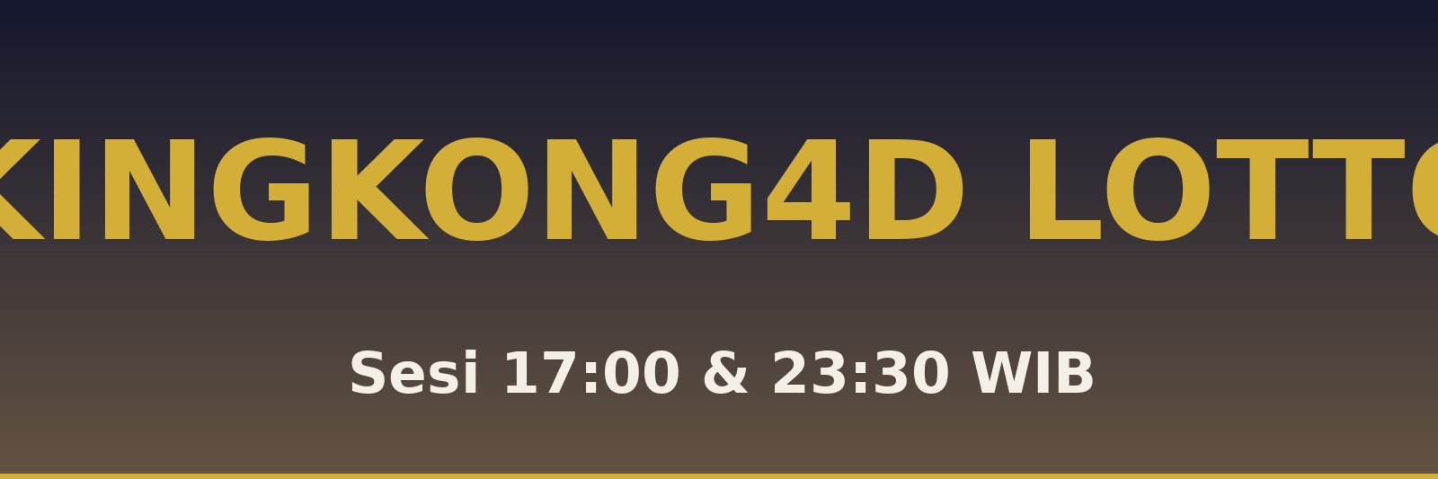 Kingkong4D Lotto Parlilitan